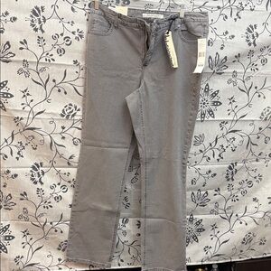 Jones New York Women's Straight Leg Gray Jeans